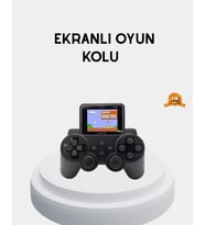 Mey İthalat® Atari S10 Oyun Konsolu – 520 Nostaljik Oyun, Tv Bağlantılı, Şarjlı Taşınabilir (Krem)