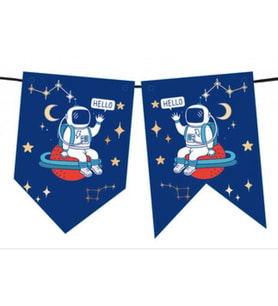 Flama astronot uzay kırlangıç bayrak pk:1-