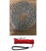 Köpek Bağlama Zinciri Mm 3 Metre (85 KG) 1 Metre Gezdirme Kayışı