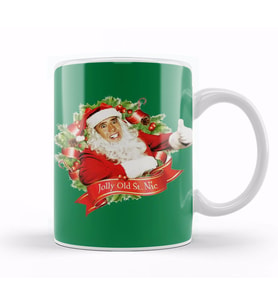 Nicolas Cage Christmas Jolly Old Saint Nic Kupa Bardak Porselen