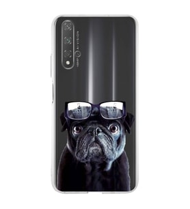 PrintiFy Huawei Nova 5T ile Uyumlu 1mm Slim Fit Köpek 3 050f Baskılı Şeffaf  Kılıf