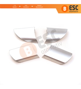 Ford Focus MK2 2004-2010 için Direksiyon Krom Boyalı Kapak Takım Seti 8M513F870BA