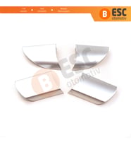 Ford Focus MK2 2004-2010 için Direksiyon Krom Boyalı Kapak Takım Seti 8M513F870BA