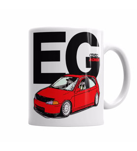 HONDA CIVIC EG    Kupa  Bardak Porselen