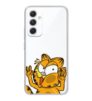 Samsung Galaxy A05S Uyumlu Garfield Desenli Şeffaf Telefon Kılıfı