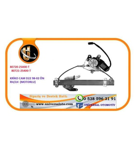 CAM KRİKOSU ÖN SAĞ D22 9198-2002 (ELEKTRİKLİ-MOTORLU)