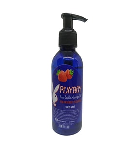 Playboy Strawberry Flavored Pure Edible Massage Oil 120ml Çilek Aromalı Masaj Yağı