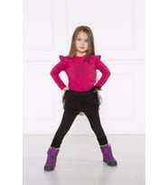 Kidsabu Fuşya Kız Çocuk Star Bady