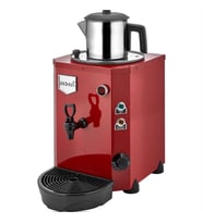 Remta Mini Jumbo 9 Litre Tek Demlikli Çay Kazanı Makinesi - Kırmızı
