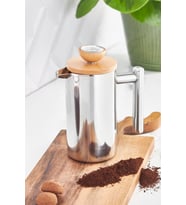 Şık Ahşap French Press 350 ml, Pratik ve Kullanışlı Kahve Demleme Aleti
