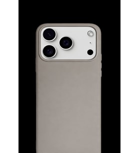 Apple iPhone 17 Pro Max Liquid Lansman Silikon Kılıf Taş Vizon