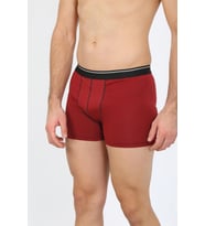 pilelistore- Erkek Pamuk Likralı Boxer Bordo