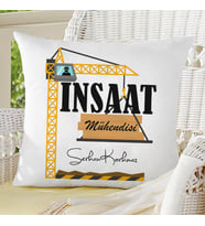 Kişiye Özel İnşaat Mühendislerine Özel Yastık
