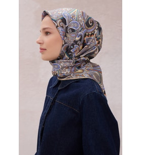 88 Belli Twill İpek Eşarp 4202D