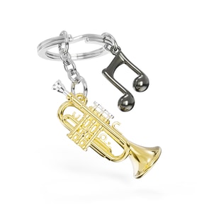 Metalmorphose Trumpet Anahtarlık (Altın / Dore)