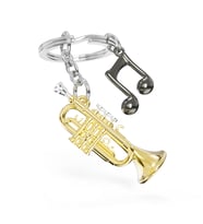 Metalmorphose Trumpet Anahtarlık (Altın / Dore)