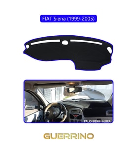 FIAT Siena 1999-2005 Modellerine Uygun eskiTORPİDO KORUMA HALISI MAVİ KENAR