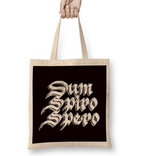 Dum Spiro Spero Latin Phrase Language Education Motivation Bez Çanta Uzun Saplı