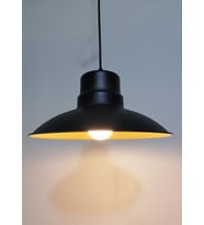 RİOLİGHT RETRO  SİYAH İÇİ GOLD TEKLİ METAL SARKIT ÇAP: 30CM