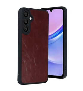 Samsung Galaxy A57 5g Aras Deri Kapak - Bordo