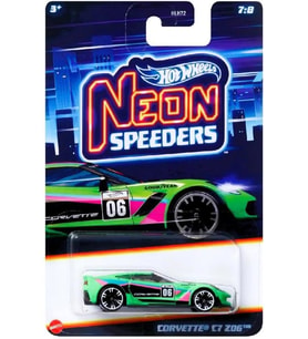 Hot Wheels Neon Yarışçılar Hlh72 - Corvette C7 Z06 Hrw81 (Çok Renkli)