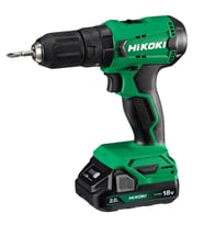 Hikoki DV18DA-2.0 18V/2.0Ah 50Nm Çift Akülü Şarjlı Darbeli Matkap (Yeşil)