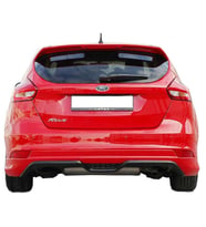 Ford Focus 3 HB Makyajlı (2015-2018) Arka Tampon Eki - Difüzör  (Plastik)