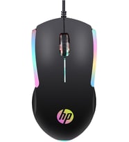 Hp M160 Usb Kablolu Optik Gaming Mouse - Kaydırmaz Rubber Doku & Terletmeyen (Soft-Touch Yüzey), Rgb
