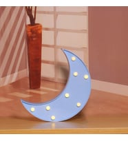 Dekoratif Led Ay Gece Lambası (Mavi)