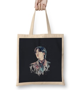 Bts Suga Bts Bangtan Boys Bez Çanta Uzun Saplı