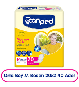 Canped Mesane Pedi M Beden Orta 20x2 40 Adet