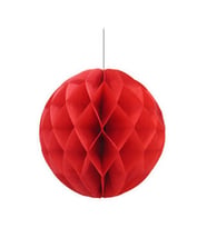 Süs petekli tekli 30cm kırmızı pk:1-