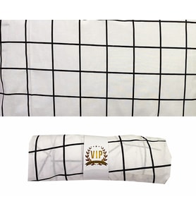 Tek Kişilik Lastikli Çarşaf Ranforce Vip Çarşaf 100x200 CM BEYAZ PANO
