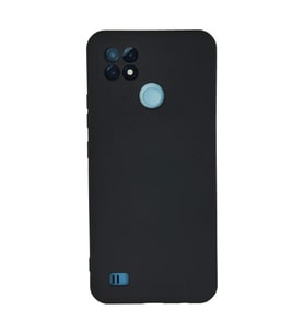Realme C21 Kılıf Nano içi Kadife Silikon - Lacivert