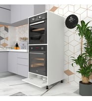 Kenzlife fırın dolabı halime byz 145*60*56 mutfak kapaklı ayaklı banyo kiler ofis