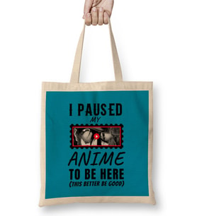 Hellsing Sarcasm Funny Anime And Manga Otaku Lover Gift Bez Çanta Uzun Saplı
