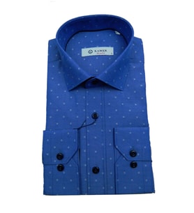 Erkek Slim Fit Gömlek 9321 009321 (İndigo)