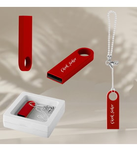 KİŞİYE ÖZEL 16 GB KIRMIZI FLAŞ BELLEK