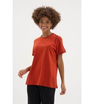 %100 Pamuk Yeni Sezon Kadın Şık Tasarım Pijama Takımı (Turuncu)
