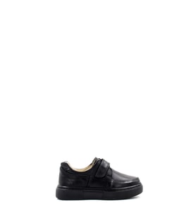 Fast Step Hakiki Deri Unisex Çocuk Casual Ayakkabı 770FA817 (Siyah)