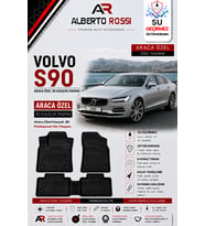 VOLVO S90 Plug-ın 2024 - 2026 Araca Özel Kauçuk 3D Profesyonel Oto Paspası