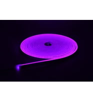 Neon LED şerit 5metre Mor LED zincir bandı hortum esnek dekoratif aydınlatma ışık 12V 10W