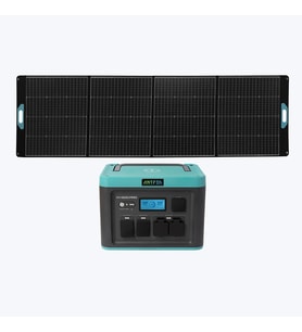 ANTFEA H1600 Pro Taşınabilir Güç Kaynağı + 300W Taşınabilir Güneş Paneli [ 1.6 kW / 1 kWh / 300 W ]