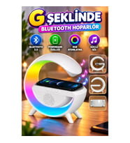 Yeni Nesil Bluetooth 5.0 Taşınabilir G Şeklinde Powerbankli Hoparlör Speaker