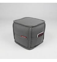 Dekoratif Kare Puf Orta Sehpa Ayak Uzatma Puf 40x40x42 Cm Puffymod (Gri)