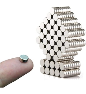 Magnet 50 Adet - Yuvarlak Neodyum Mıknatıs, 6X3 Mm, Güçlü Magnet, N35 Kalite