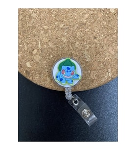 Pokemon Bulbasaur Figürlü Yoyo Yaka Kartlık Tutucu