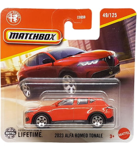 Matchbox - 2023 Alfa Romeo Tonale - Mbx City 49/125 - Jbr37 - Short Card - Kırmızı - Superfast Lesne (Çok Renkli)