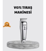 Lexroo Profesyonel Gümüş Şarjlı Tıraş Makinesi