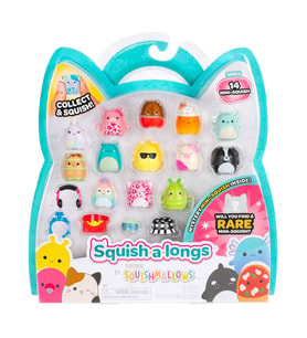 Squish-a-longs 14 Figür + Yüzük Set Seri 3 AL0031